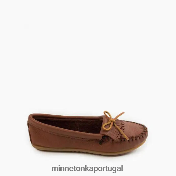 kilt de pele de veado mulheres Minnetonka carmelo XJTPV695 calçados