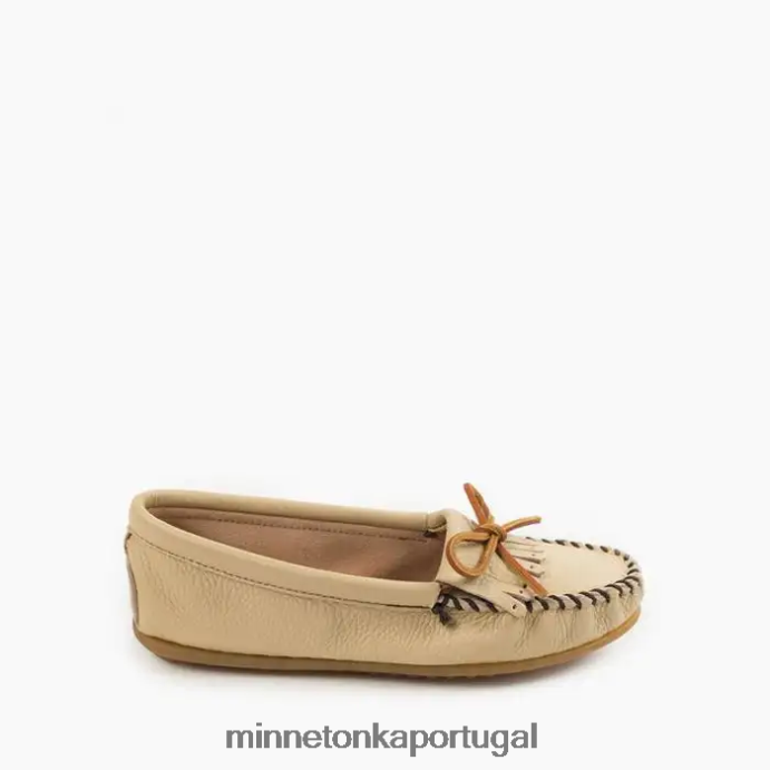 kilt de pele de veado mulheres Minnetonka champanhe XJTPV696 calçados