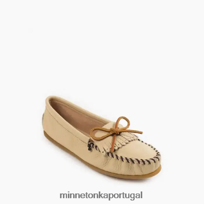 kilt de pele de veado mulheres Minnetonka champanhe XJTPV696 calçados