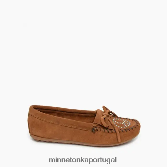 paz moc mulheres Minnetonka marrom XJTPV6124 calçados