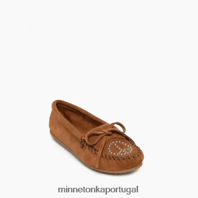 paz moc mulheres Minnetonka marrom XJTPV6124 calçados