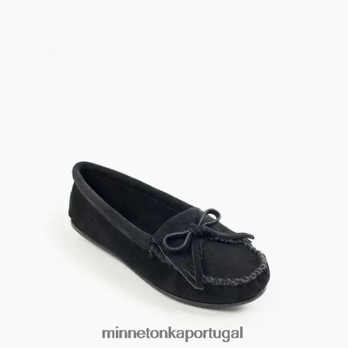 solado kilt mulheres Minnetonka preto XJTPV672 calçados