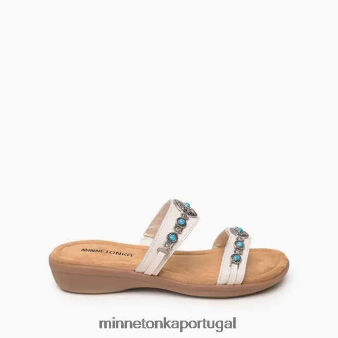 Breno mulheres Minnetonka branco XJTPV6198 calçados