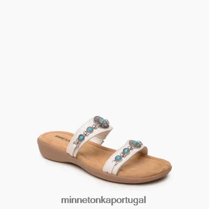 Breno mulheres Minnetonka branco XJTPV6198 calçados