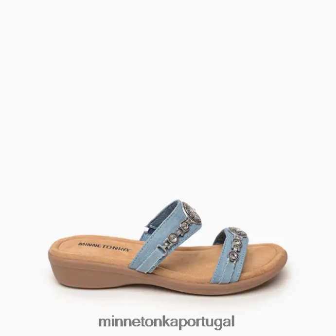 Breno mulheres Minnetonka jeans azul claro XJTPV6197 calçados