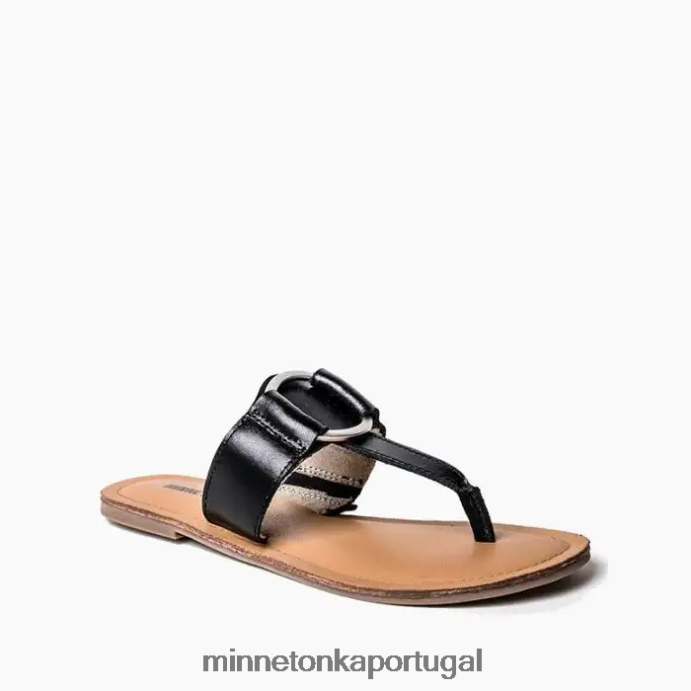 Fairlea mulheres Minnetonka preto XJTPV6182 calçados