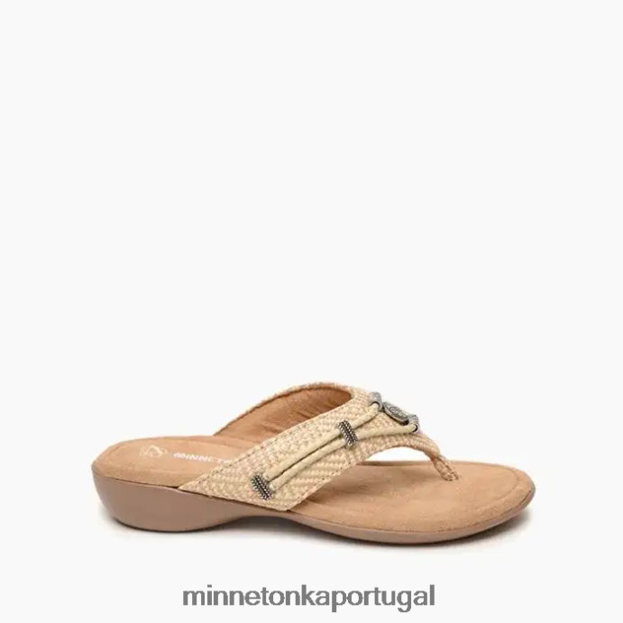 Silverthorne 360 mulheres Minnetonka cestaria natural XJTPV6158 calçados