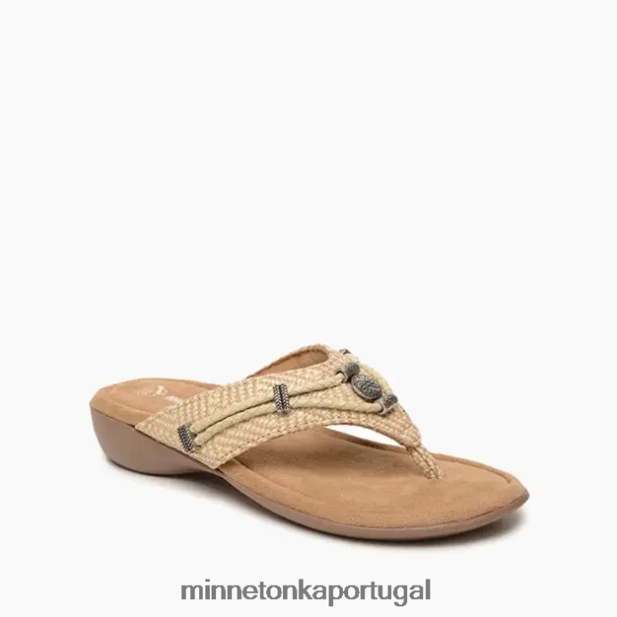 Silverthorne 360 mulheres Minnetonka cestaria natural XJTPV6158 calçados
