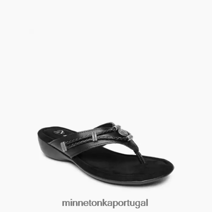 Silverthorne 360 mulheres Minnetonka preto XJTPV6152 calçados