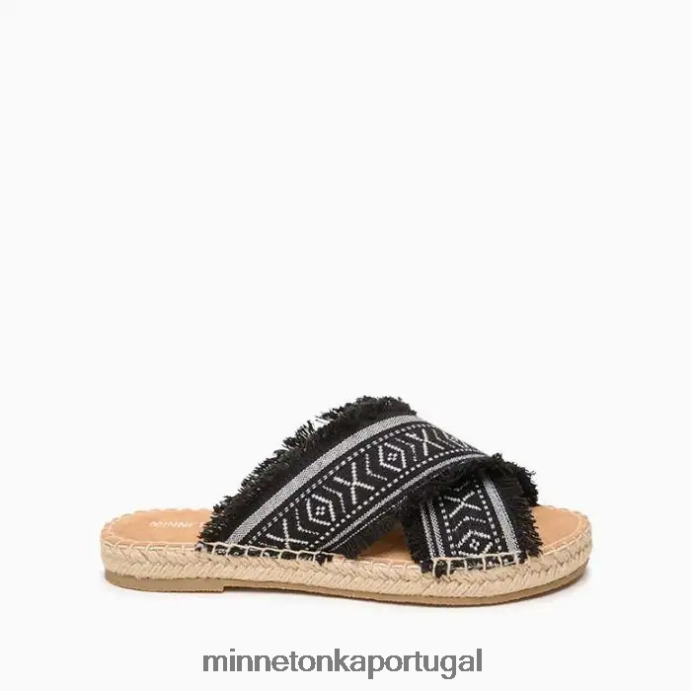pimenta mulheres Minnetonka preto XJTPV6169 calçados