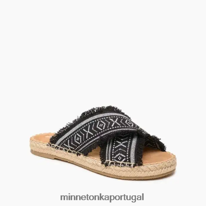pimenta mulheres Minnetonka preto XJTPV6169 calçados