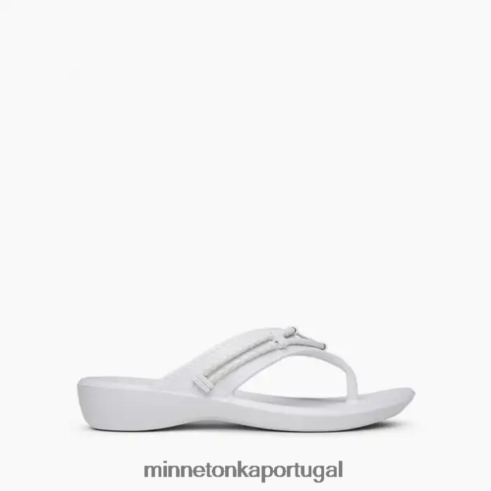 prisma de silverthorne mulheres Minnetonka branco XJTPV6195 calçados