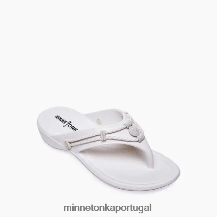 prisma de silverthorne mulheres Minnetonka branco XJTPV6195 calçados