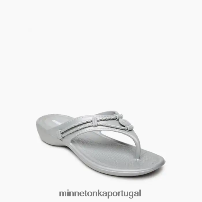 prisma de silverthorne mulheres Minnetonka cinza XJTPV6191 calçados