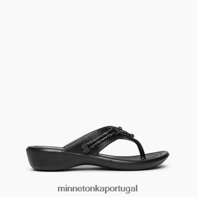 prisma de silverthorne mulheres Minnetonka preto XJTPV6189 calçados
