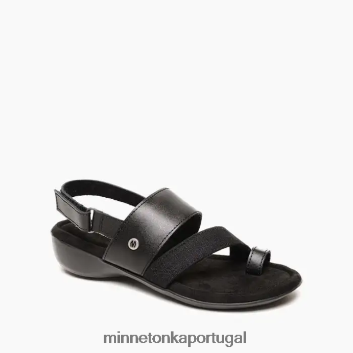 salma mulheres Minnetonka preto XJTPV6172 calçados