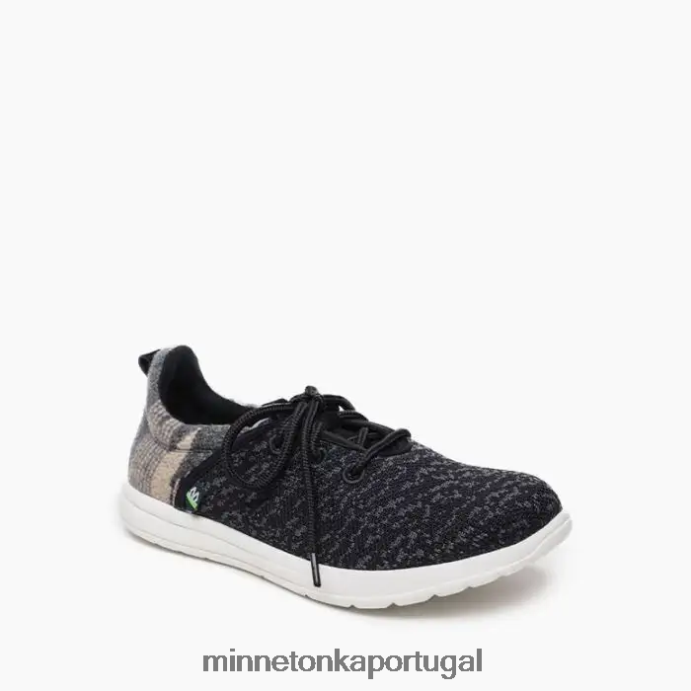 eco de novo mulheres Minnetonka multi preto XJTPV6316 calçados