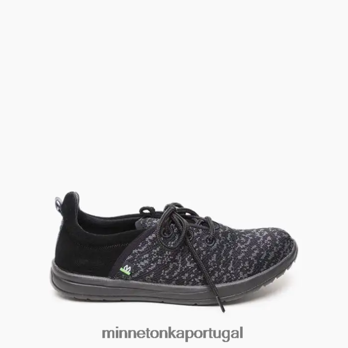 eco de novo mulheres Minnetonka preto XJTPV6308 calçados