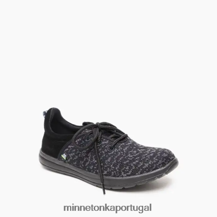 eco de novo mulheres Minnetonka preto XJTPV6308 calçados