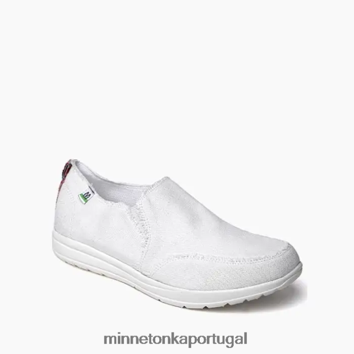 extensão ecológica mulheres Minnetonka branco XJTPV6322 calçados
