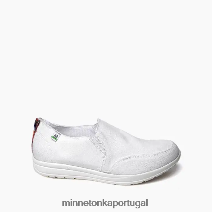 extensão mulheres Minnetonka branco XJTPV6137 calçados