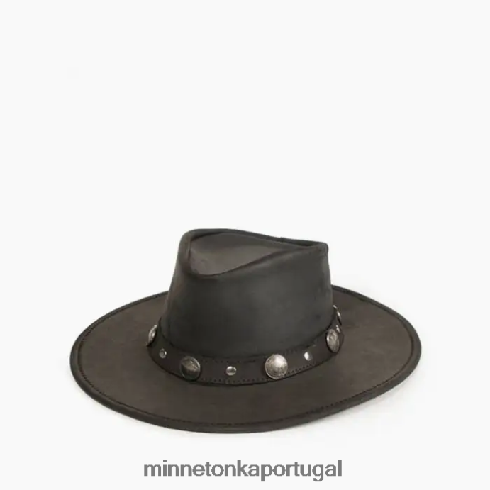 chapéu de níquel de búfalo unissex Minnetonka preto XJTPV6518 acessórios