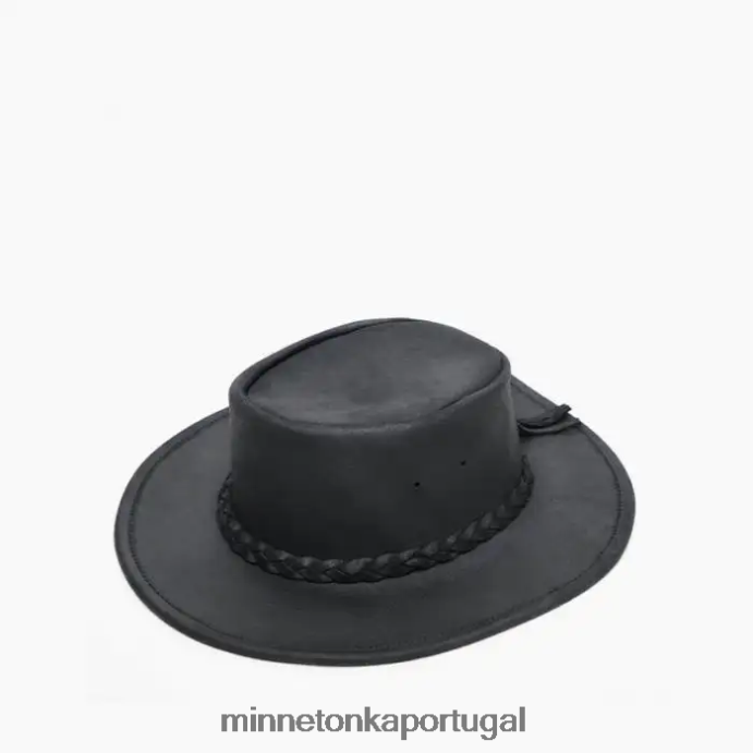 chapéu dobrável unissex Minnetonka preto XJTPV6512 acessórios