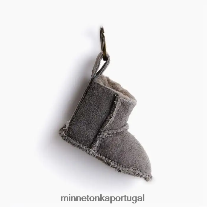 mini porta-chaves de bota unissex Minnetonka cinza XJTPV6535 acessórios